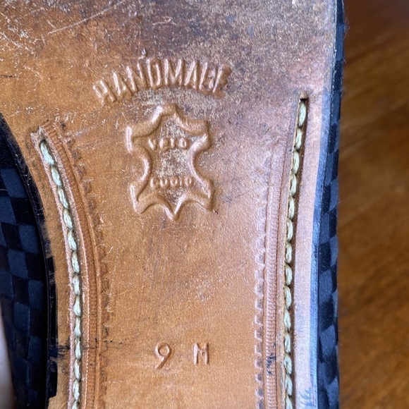 MEZLAN Tuxedo Woven Silk Formal unisex Dress Loafer Shoe Unisex mens 9 womens 10 - Picture 10 of 15